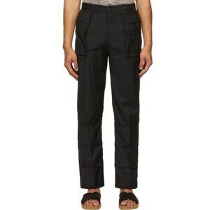 Bloke Patchwork Trousers Size L Mens Black Pants $485
